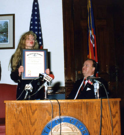 Kim Basinger receives outstanidg awards March 13th, 1990